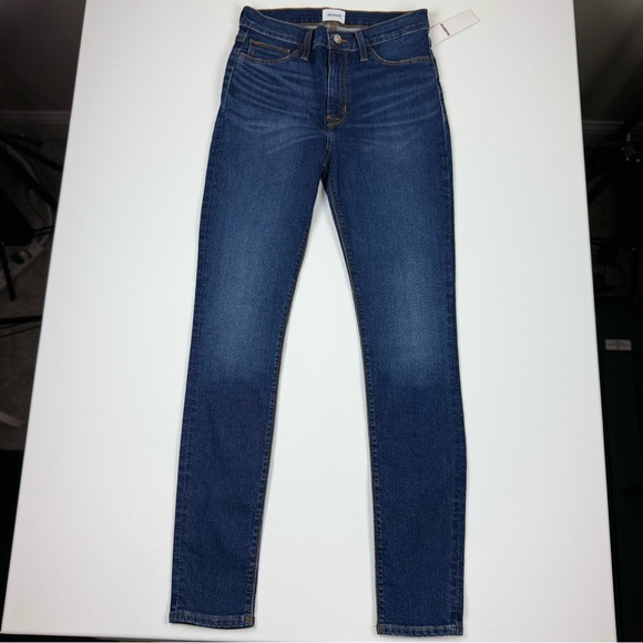 Hudson Blair Super Skinny High Rise Full Length Denim Jeans Women's Size 27 - Picture 6 of 16